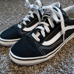 Black and white kids vans old school